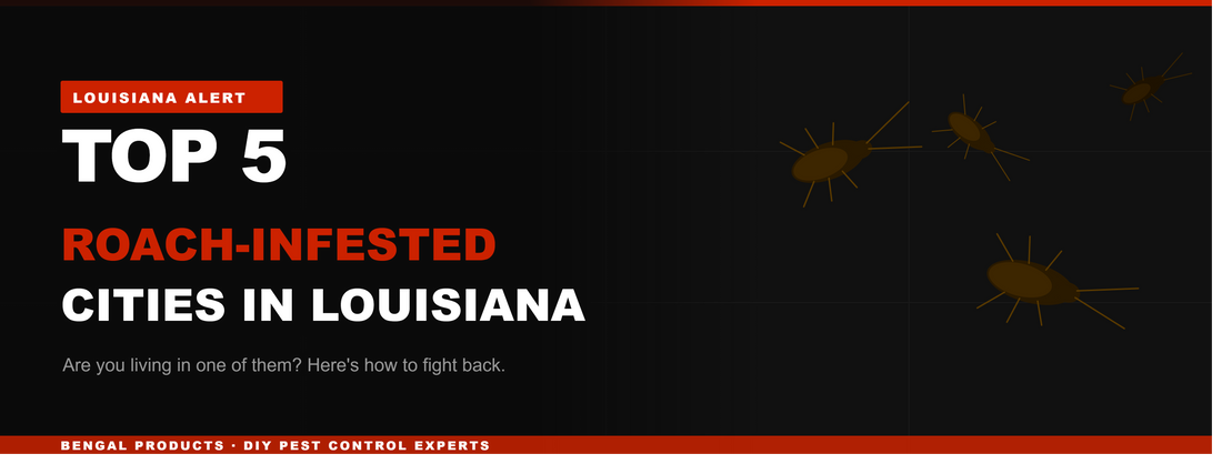 Top 5 Most Roach-Infested Cities in Louisiana — And How to Fight Back