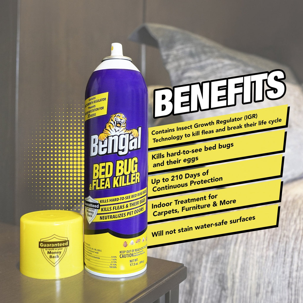Bengal Bed Bug & Flea Killer benefits