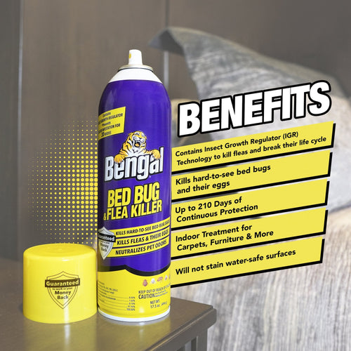 Bengal Bed Bug & Flea Killer benefits