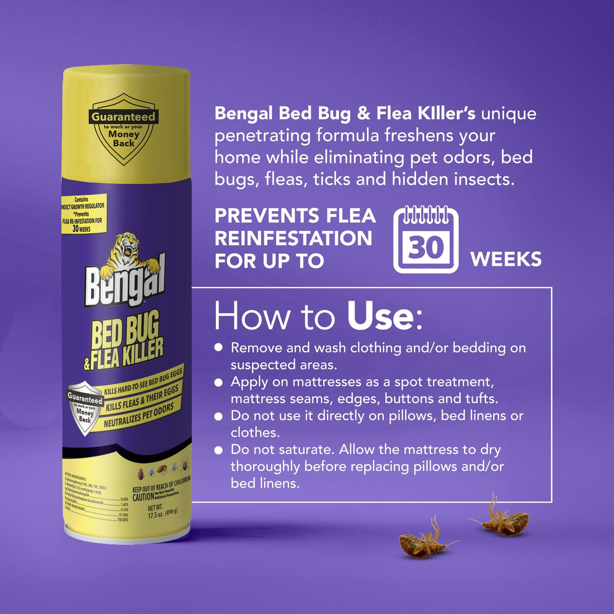 Bengal Bed Bug & Flea Killer how to use