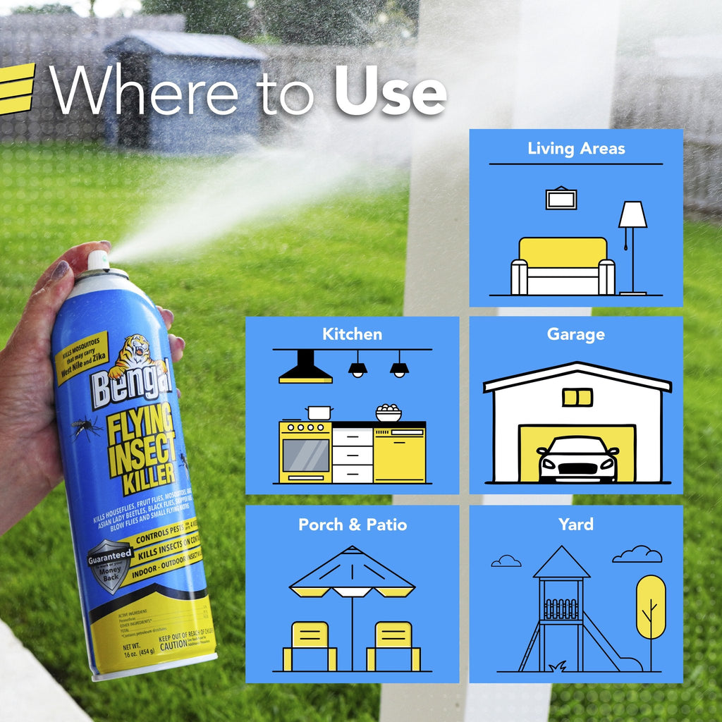 Bengal Flying Insect Killer where to use