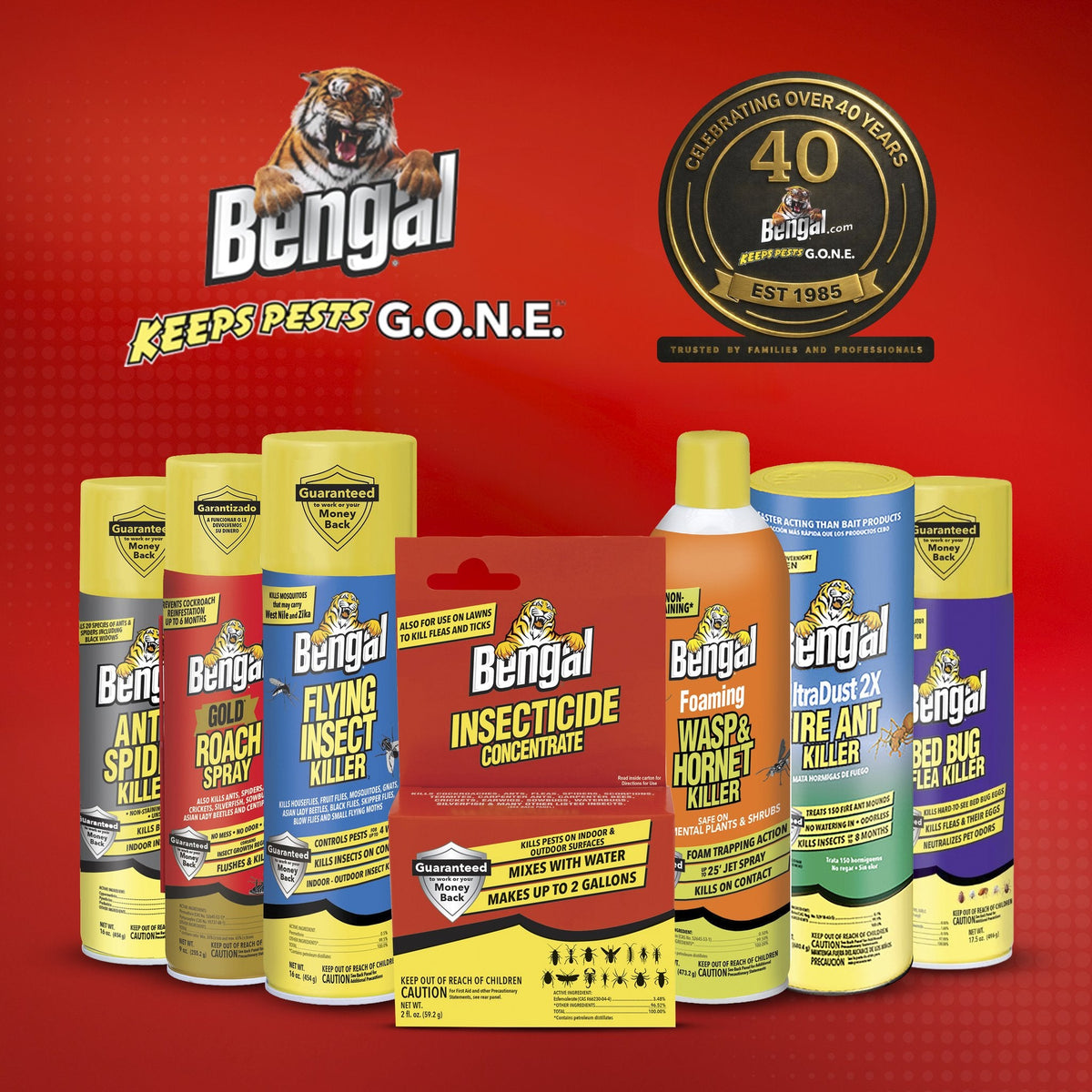 Bengal product lineup