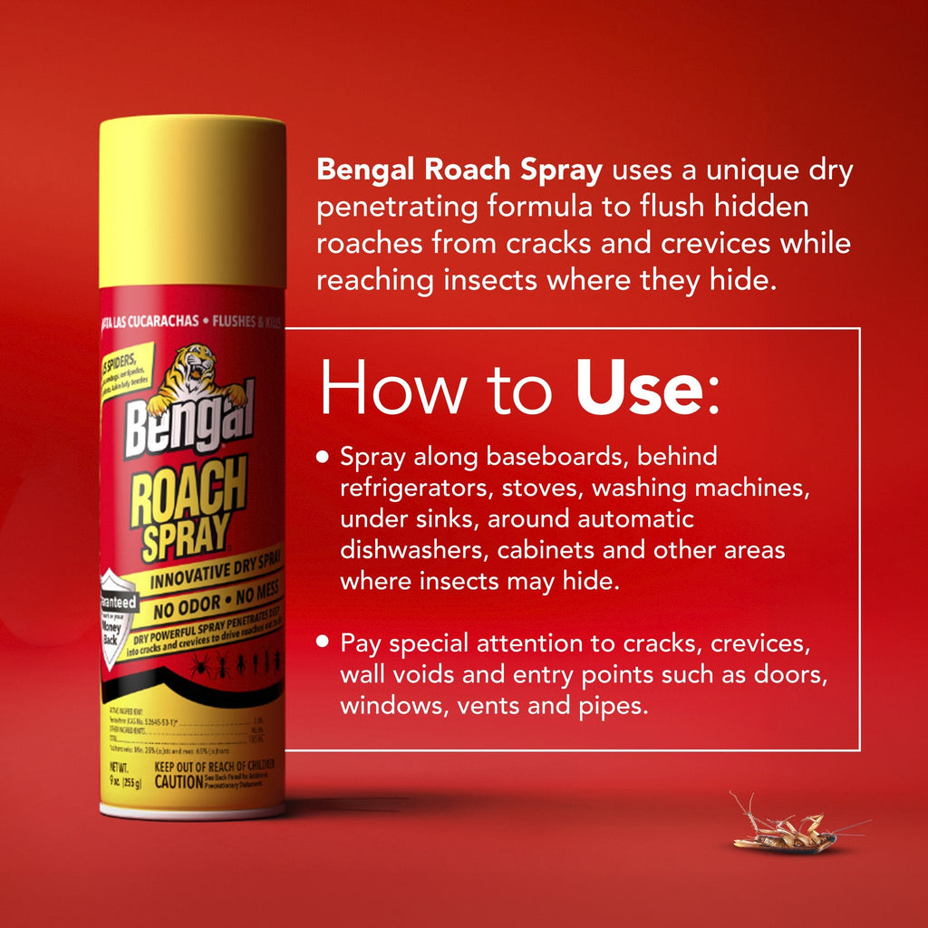 Bengal Roach Spray how to use