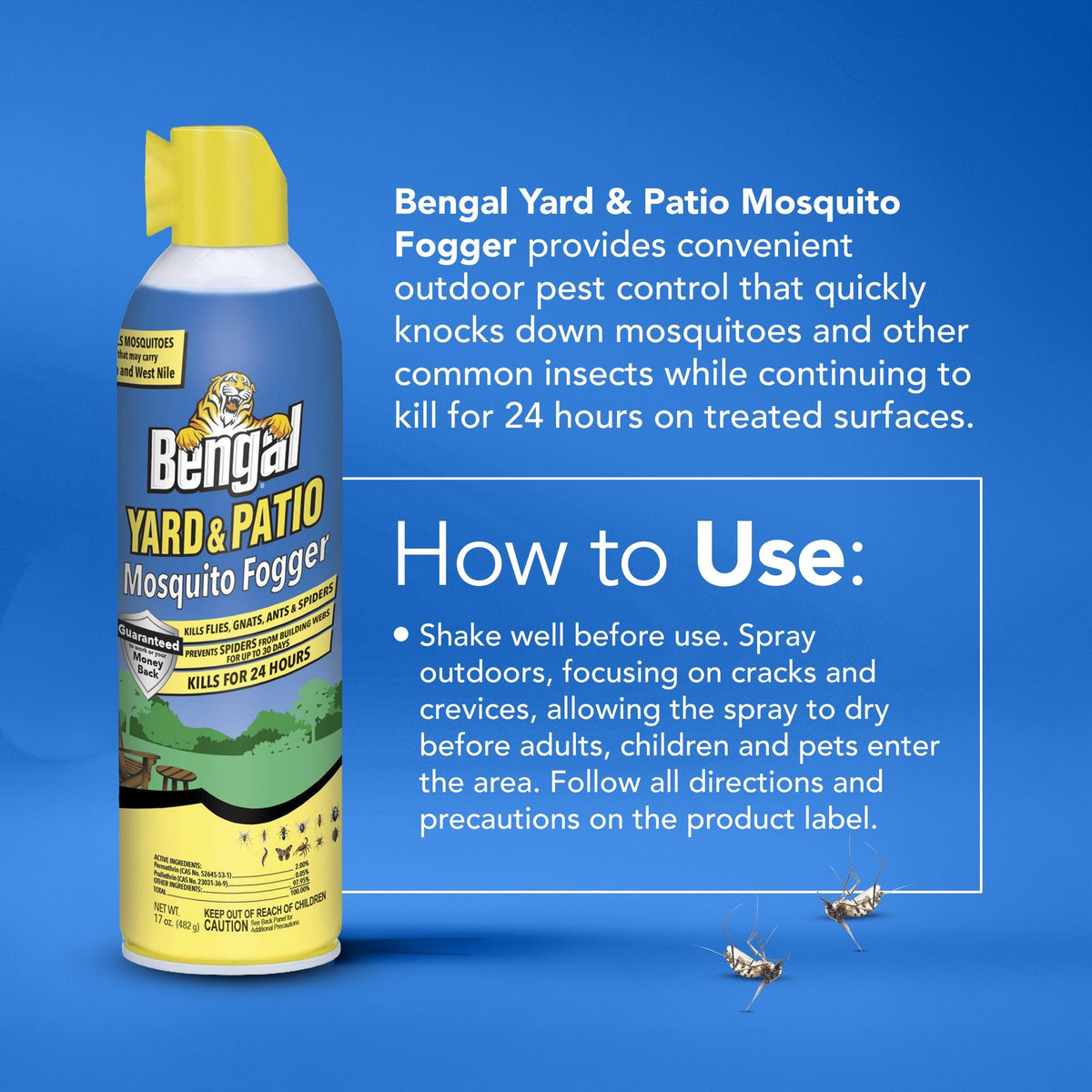 Bengal Yard & Patio Mosquito Fogger how to use