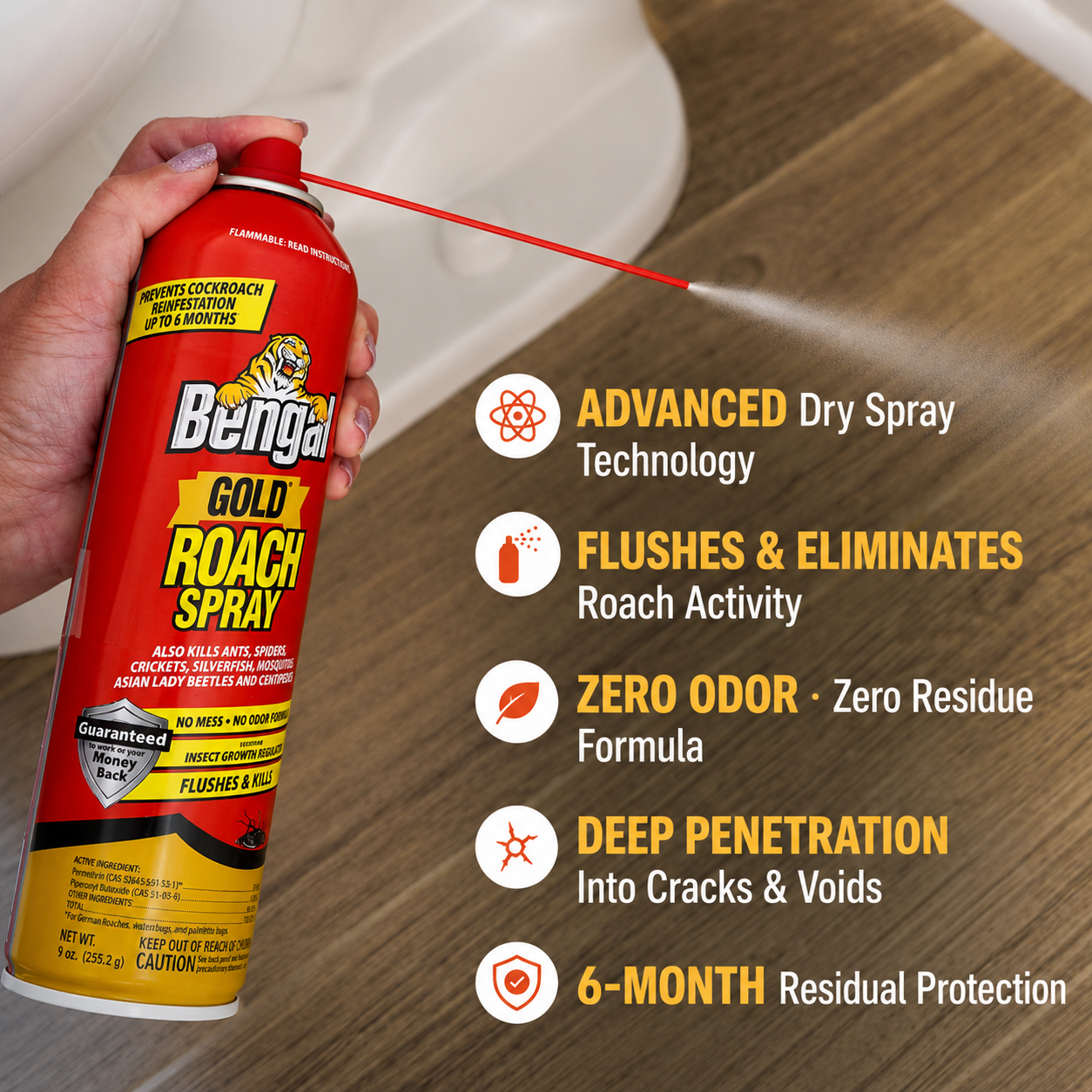 Gold Roach Spray